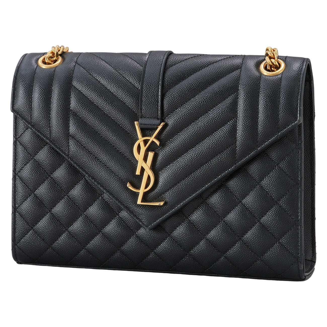 YVES SAINT LAURENT(USED)생로랑 487206 엔벨로프 체인 숄더백